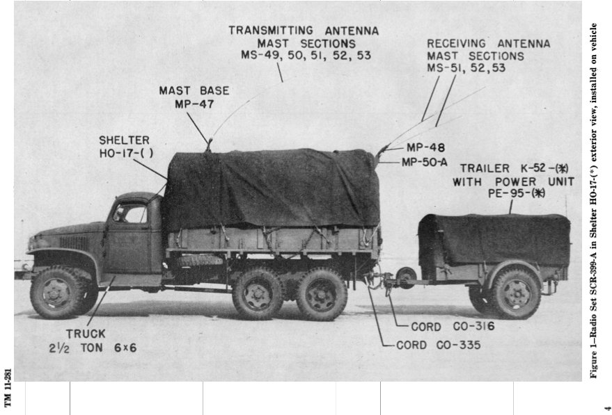 SCR-399-A in shelter HO-17, TRAILER K-52 with power unit PE-95.jpg